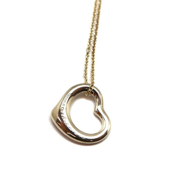 Tiffany Jewelry - Tiffany Open Heart Necklace Silver